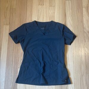 Women scrubs Barco Navy Blue Top size S